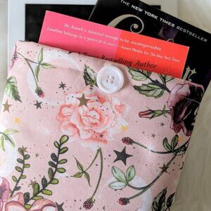 Rose Moon Printed Book Sleeve